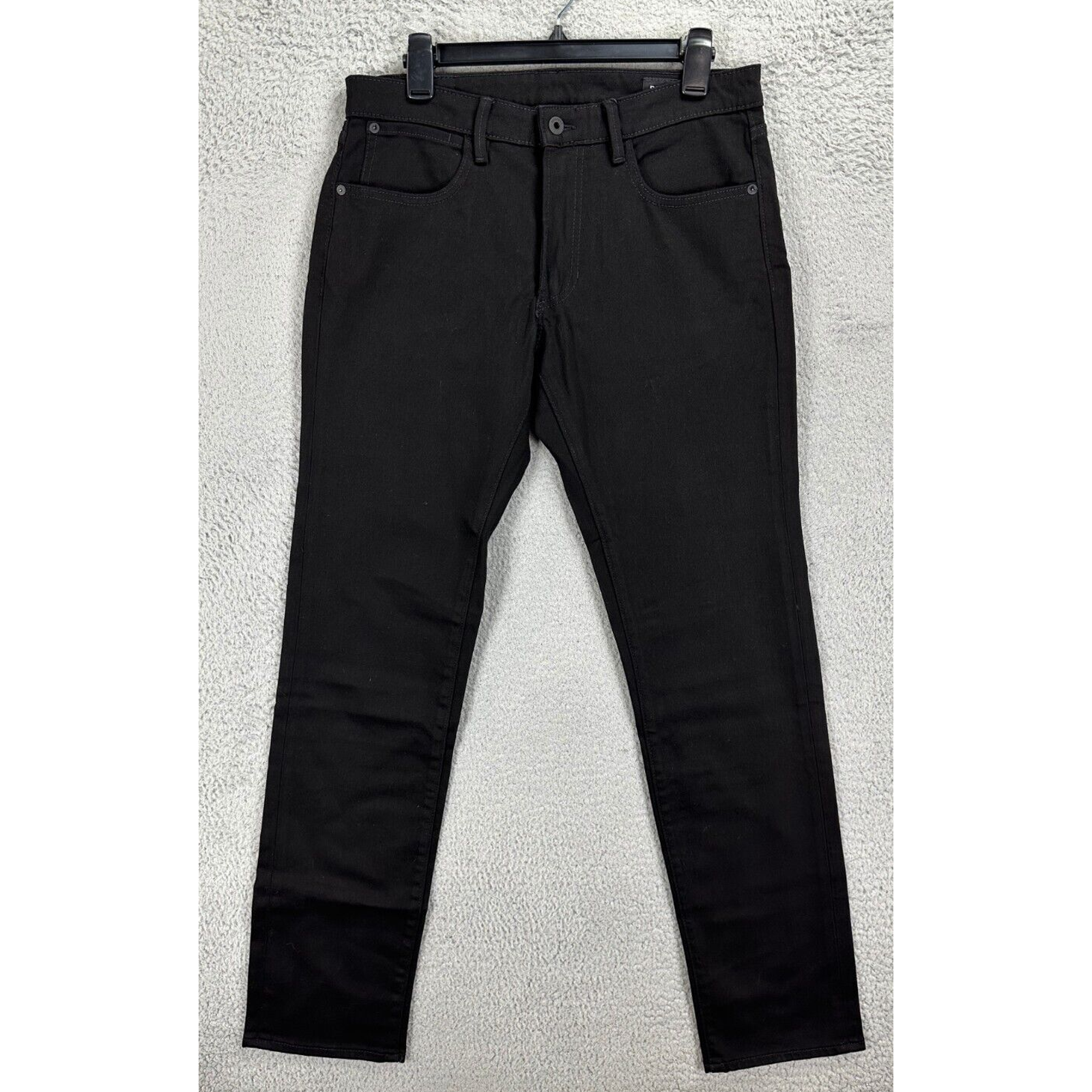 Bonobos Jeans Mens 32x34 Black Straight Leg Denim Pants Stretch Casual Outdoor